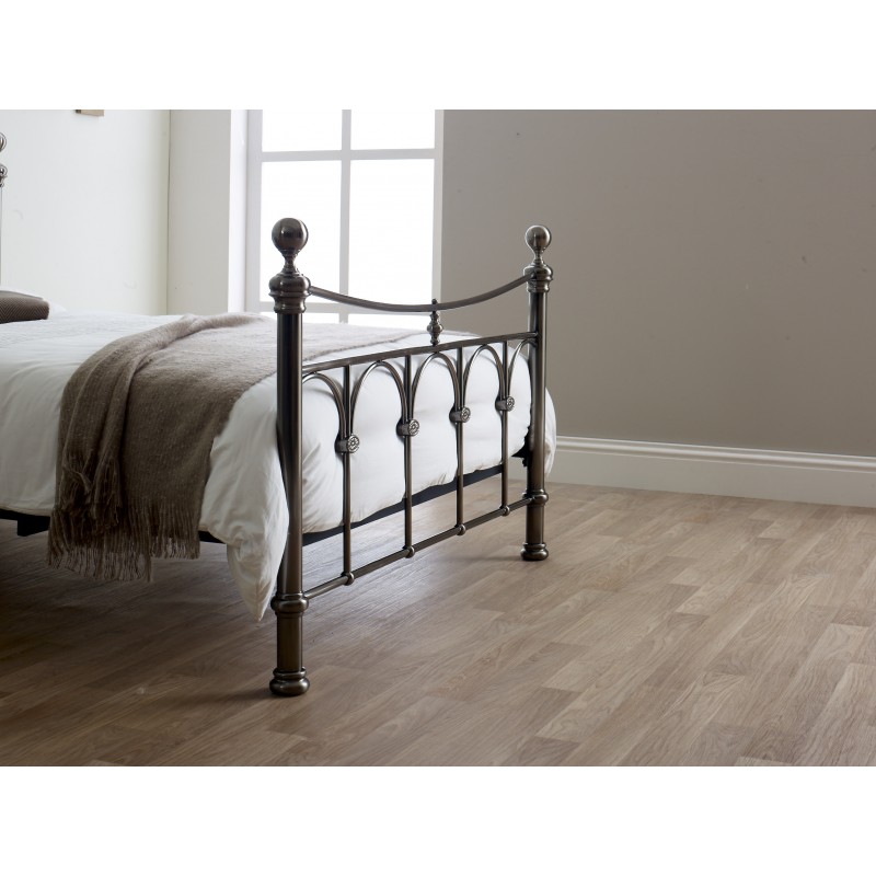 LL Gamma Antique Nickel 4ft6 Double bedstead